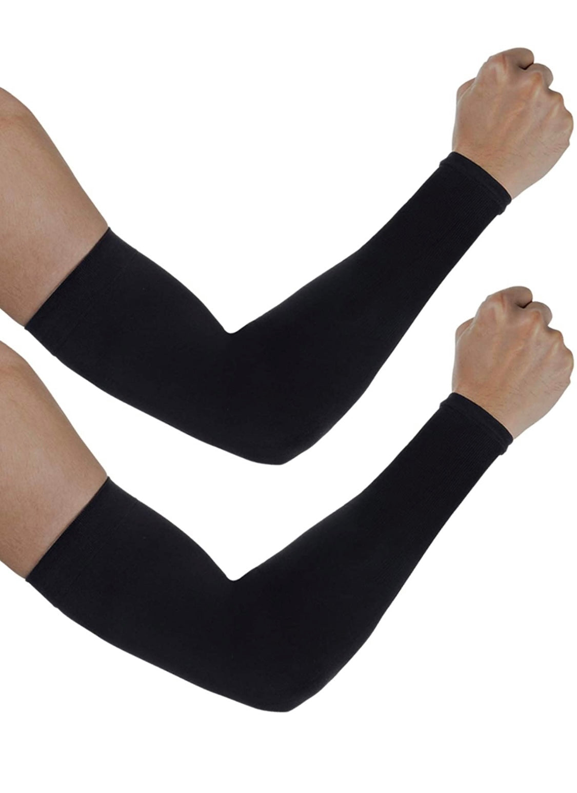 2 -Pairs Arm Sleeves for Men and Women - Tattoo Cover Up - Cooling Sports Sleeve for Basketball Golf Football